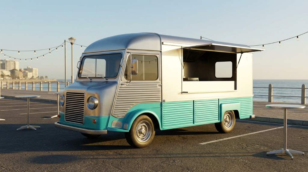 Food truck business plan documents with financial projections