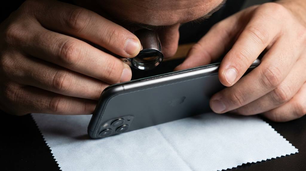 Testing hardware features on a refurbished smartphone