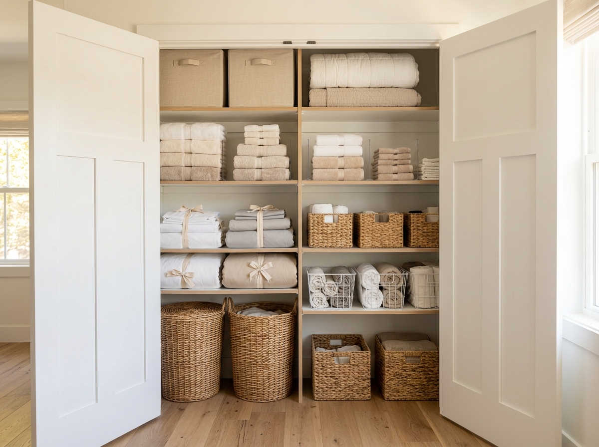 Linen Closet Organization Ideas That Actually Work